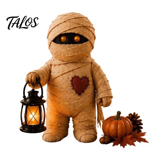 Vintage Tabletop Centerpieces Wooden Halloween Figurine with Lantern, Pumpkin Scarecrow Skeleton Mummy Ghost Witch Indoor Holiday Party Supplies