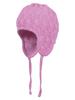 Girls' Autumn/winter Pink Tie-up Hat Döll