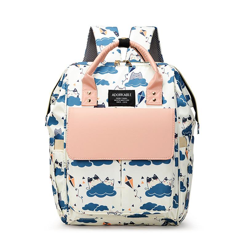 Schoolbag Mommy bag Maternal and infant bag Bao Ma takes the baby out backpack Casual backpack Large capacity Pregnancy and labor portable backpack