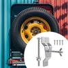Generic Spare Tire Carrier Holder Wall Mount Spare Tire Rack Wheel Bracket  Car Trailer Accessories