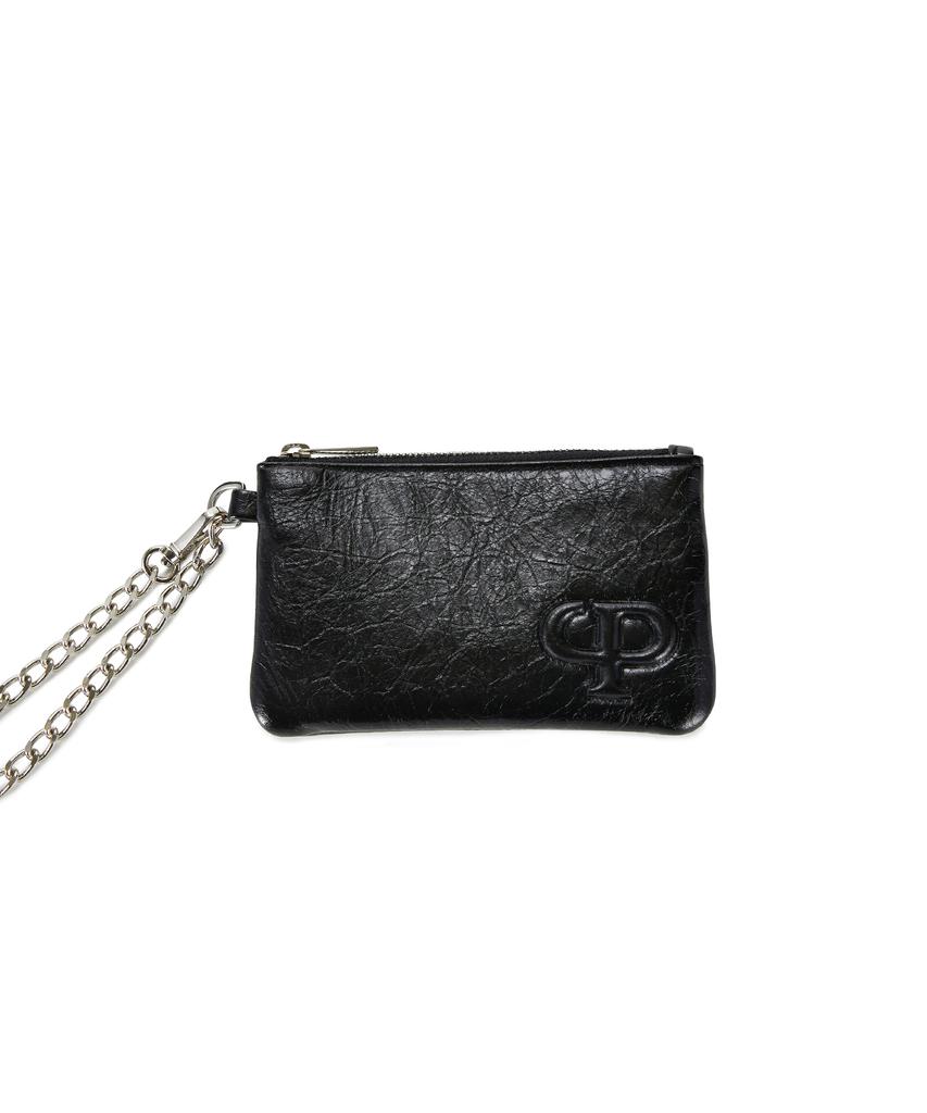 Christine Project Cp Zipper Pouch Wallet(Black Pepper)