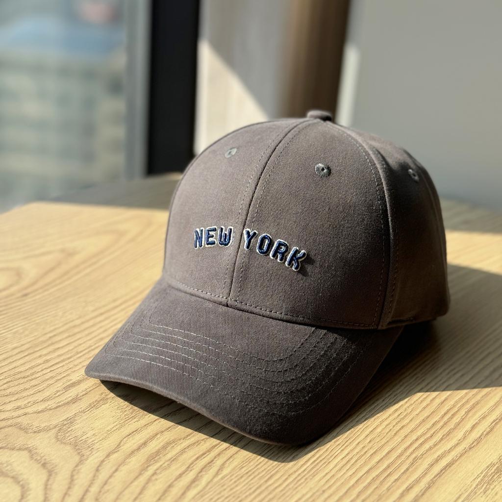 Korean-style Letter Embroidery Hard cap2026Trendy and Versatile Internet Celebrity Baseball Cap for Women, Sun Protection Hat for Men