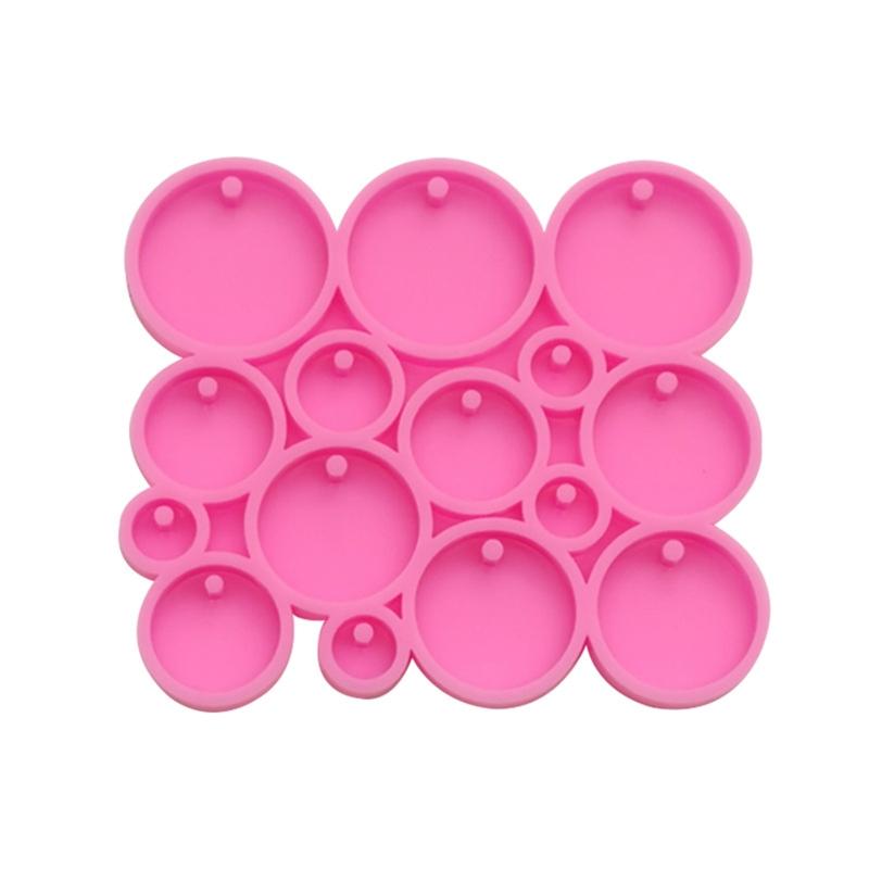 

Shiny Round Circle Silicone Keychain Mold Many Circles Tiny Resin Epoxy Mold for DIY Earrings Craft 5 /3.3/2.3/1.7/1.2cm 1