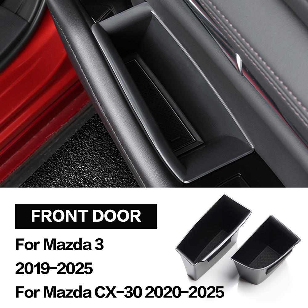 

2X Автомобильный ящик для хранения в передней двери, баррель, аксессуары для салона автомобиля для Mazda 3 2019 - 2025 CX-30 CX30 CX 30 2020 2021 2022 2025 2024
