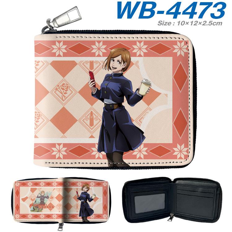 Jujutsu Kaisen Short Wallet Anime Cartoon Leather Bifold Card Holder Coin Purse for Students Men Women