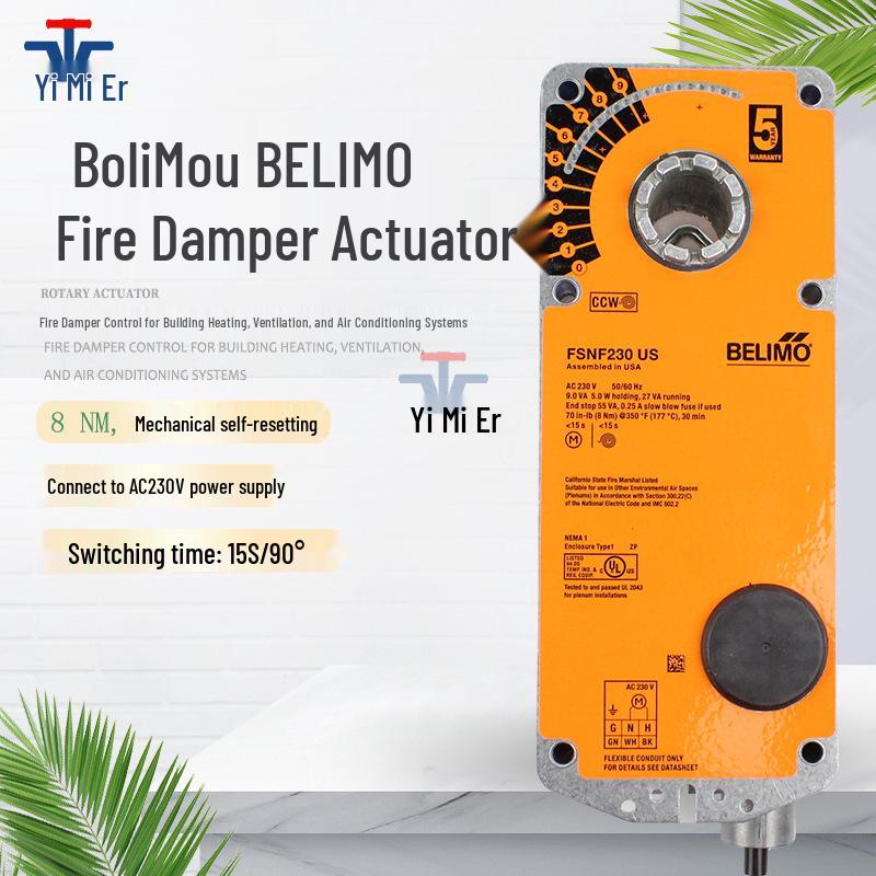 Belimo FSNF230 US Fire & Smoke Vent Damper Actuator - Genuine Fire Damper Switch Actuator