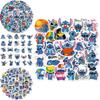 Barevné 50ks Lilo Stitch Samolepky Ideální Pro Dekoraci Notebooku A Skateboardu