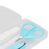 Baby Nail Kit Clipper Scissors Tweezers Nail File   Tools for Infant Manicure Pedicure