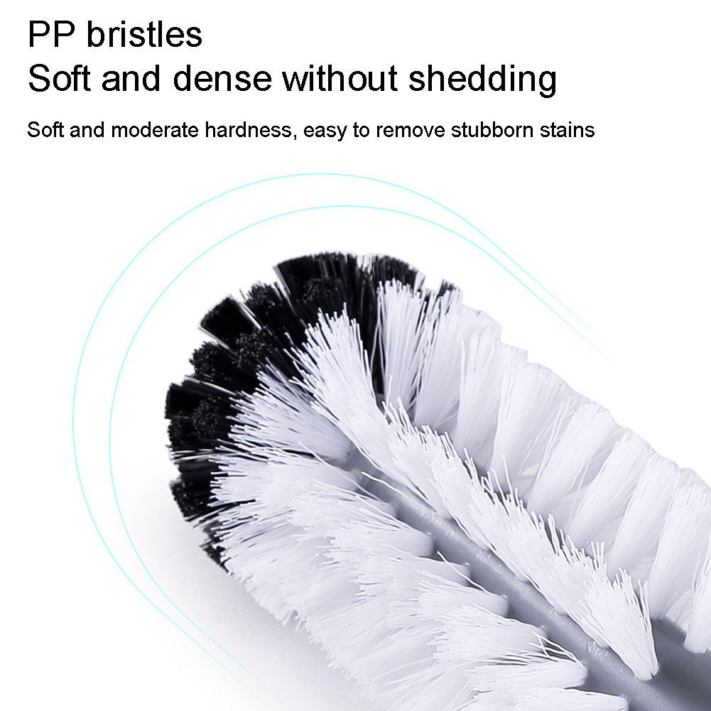 3-Kopf-Borstenbecherbürste Stange zum Schrubben für Spüle