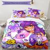 Set Copriletto Anime A-AphmauS 3 Pezzi - Biancheria da Letto Stampata HD con 1 Copripiumino e 2 Federe - Perfetto per la Decorazione della Casa e del Dormitorio