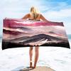 Cherry Blossom Sand Free Beach Towel Absorbent Bath Towel Large Hand Towels Quick Fast Dry Extra Large Thin Towels for Spa Pool