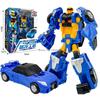 New ABS Carbot Transforming Robot To Car Toys Action Figures Multiple Modes Transformation Car Toy for Child Gift
