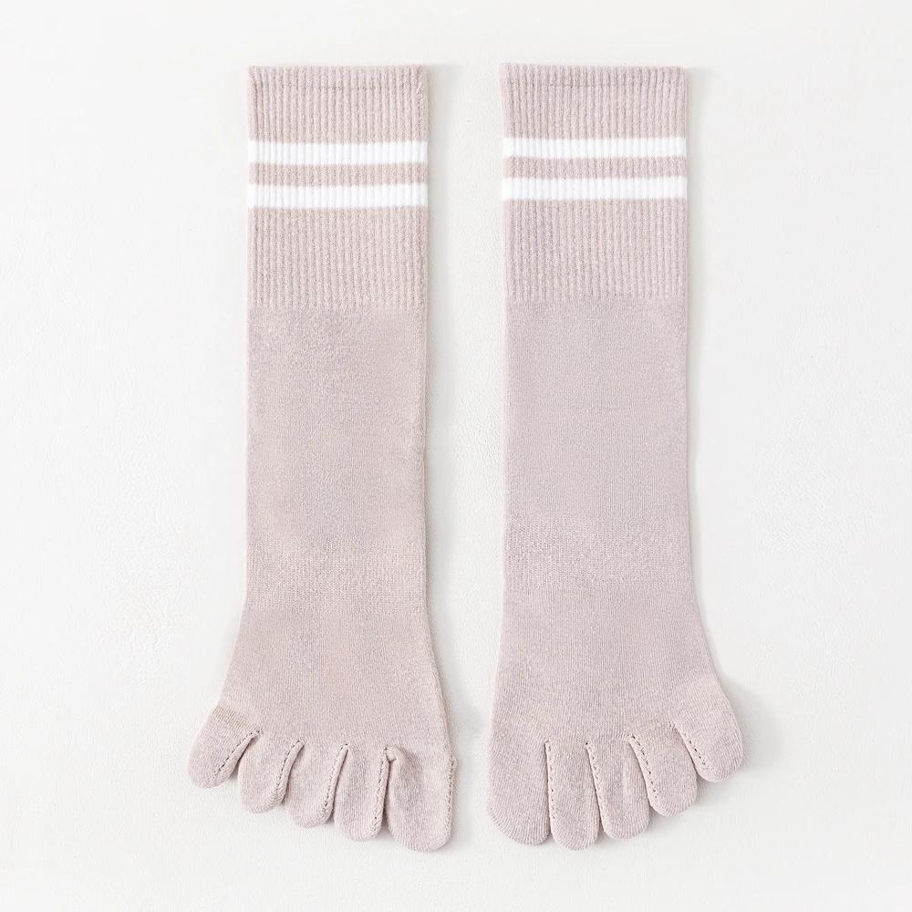 5 Pairs Anti-slip Toe Socks Women Sports Athletic Yoga Pilates Sock Autumn Spring Five Finger Socks Ladies