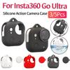 3/5 Stück Für Insta360 Go Ultra Silikon Action-Kamera Hülle Staubdichte Schutzabdeckung Kratzfeste Schale Action-Kamera Zubehör
