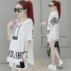Women's Summer Sportswear Set: Trendy Sweatshirt and Shorts Two-Piece Suit (2021)
