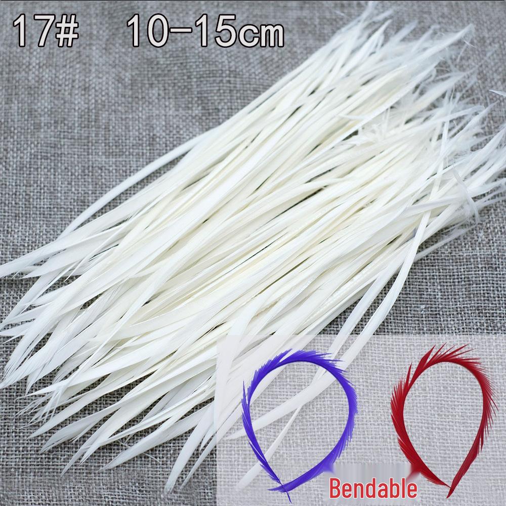 Weiße Feder Kollektion: DIY Handgemachte Bekleidungsaccessoires mit Gänse- und Truthahnfedern