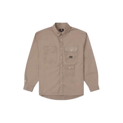 CNY Shirts Men's Khaki Lapel Moderate Other 10026808-A02