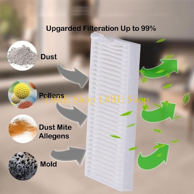 L8RE Sweeping Robot Accessories Replacement Part Filters Mop Pad Side Brush for M210S
