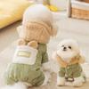 Winter Warm Dog Coat Quilted Padded Jacket with Pockets for Teddy Bichon Small Dogs Pet Clothes for Cold Weather Dog Clothes