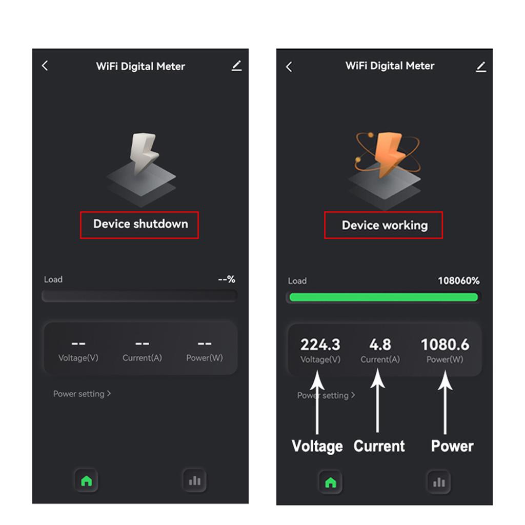Tuya WiFi Energy Meter 80A Current Transformer Clamp KWh Power Monitor Electricity Statistics Monitoring Device
