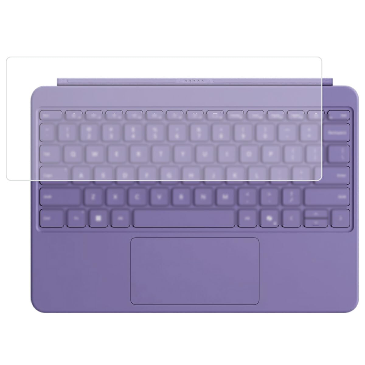 

ClearView Keyboard Cover for Microsoft Surface Pro 12-inch (2025 Model) - Protective Film, Made in Japan [Quiet]