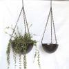 Decorative Iron Hanging Flower Pots Containers Hanging Planter Suitable For Indoor And Outdoor Use