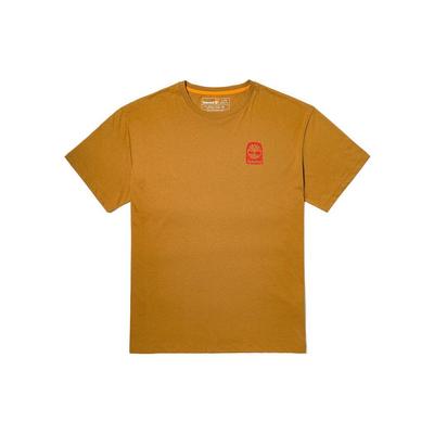 SS22 Kick-Resistant Printed Round Neck Short Sleeve T-Shirt Men Tops Wheat A6CKA-P47