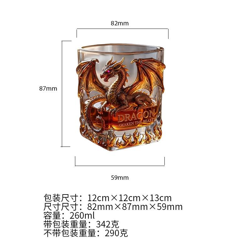 Deep Sea Dark Blue Octopus Shaped Whiskey Glass Cup Creative Desktop Ornament Bedroom Home Decor Cocktail Wine Glass Bar