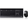 Ensemble Clavier-souris Sans Fil - RAPOO - 8900P - Ergonomique - 1600 DPI - Autonomie 12 Mois