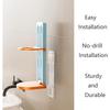 Adjustable Bathroom Storage Rack Wall Mounted Shampoo Bottle Holder Body Wash Storage Rack