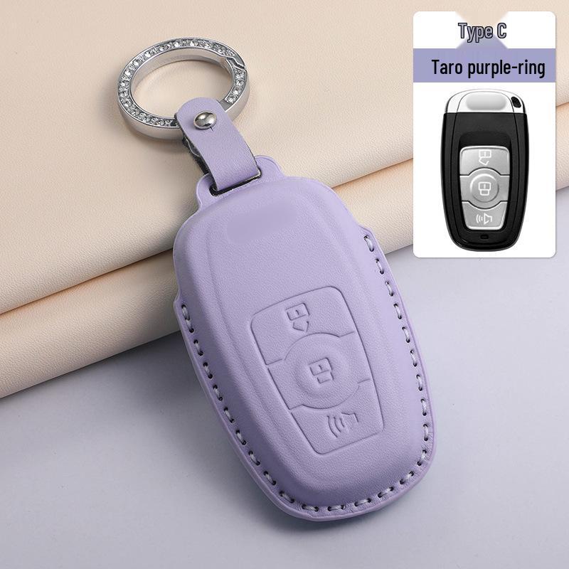 Fits Great Wall Models: Haval H6, M6 Plus, Menglong H2 Gen 2, Big Dog, F7, Divine Beast, H9 - Textured Green Key Case