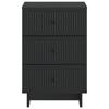 Nightstand Black 43 x 41 x 66.5 cm Particleboard