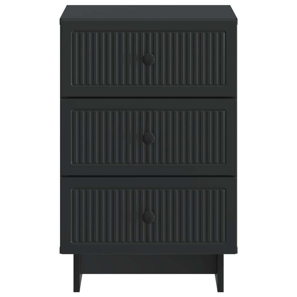 Nightstand Black 43 x 41 x 66.5 cm Particleboard