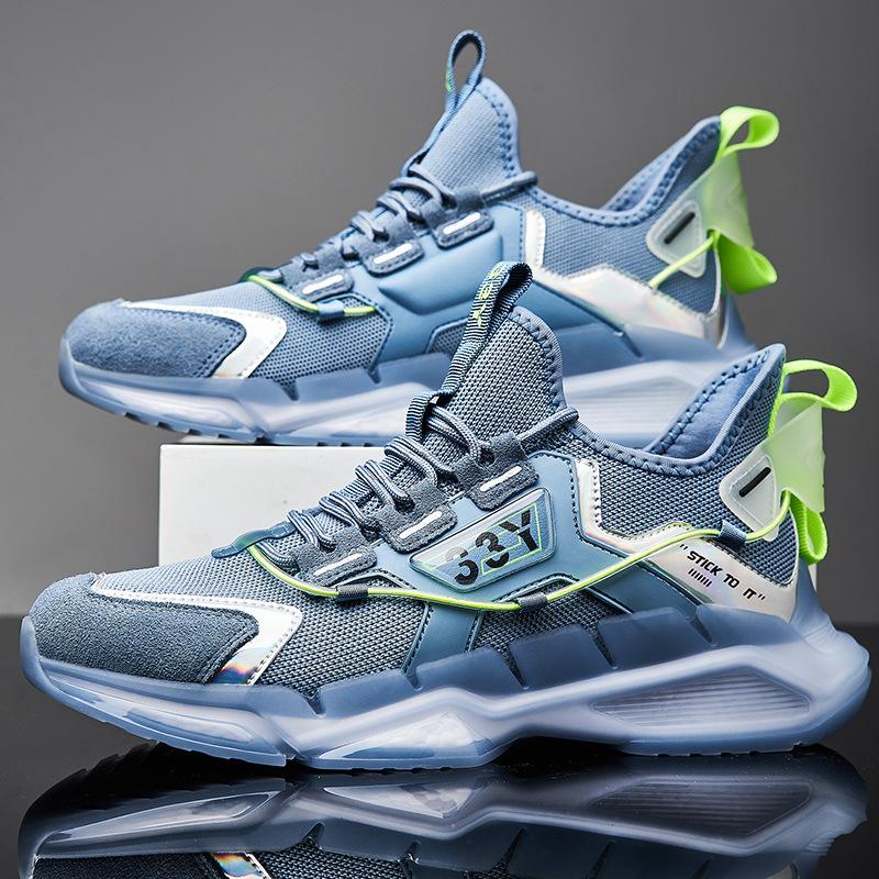 

Новая мужская спортивная обувь, модная сетчатая дышащая спортивная повседневная баскетбольная обувь 46