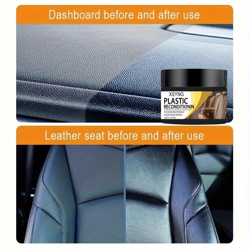 Maintenance Wax for Automotive Plastic Parts, Used As a Gloss Repair Agent for Car Interiors and Instrument Panels, Tire Gloss, and Seat Maintenance