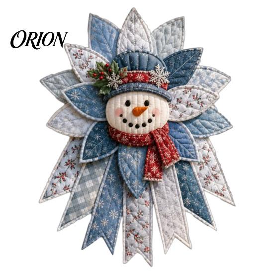 Einfache Nähbastelarbeiten für Partys Festlicher gesteppter Weihnachts-Türbehang DIY-Kit, Immergrüner Baum, 3D-gepolsterte Patchwork-strukturierte bauschige Stoffschleifen