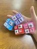 New Creative Four-Grid Electronic Button Sound Keychain Pendant Decor Cartoon Anime Figure Minecraft