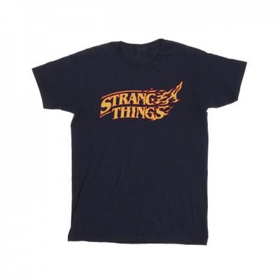 Netflix Mens Stranger Things Logo Breaking T-Shirt