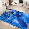 Cartoon Rockman Game Megaman Printed Absorbent Washable Carpet, Non-Slip Bathroom Mats, Kitchen Rugs, Yoga Mat,Living Room Entrance, Camping Picnic Ru