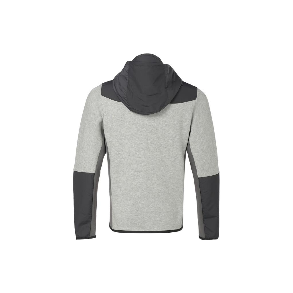 Nike Pánská bunda s kapucí na zip Tech Fleece s potiskem a malým logem svrchní oděv šedá CZ9905-063