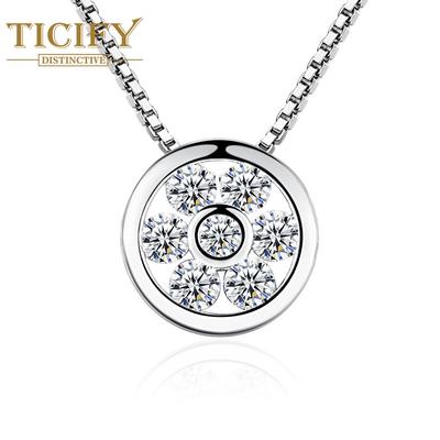 New Product Round Heart Pendant Popular Necklace