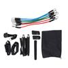 Pilates Bar Kit with Fitness Bands for Women TPE Pilates Workout Equipment for Legs Hip Waist Arm Full Body Training