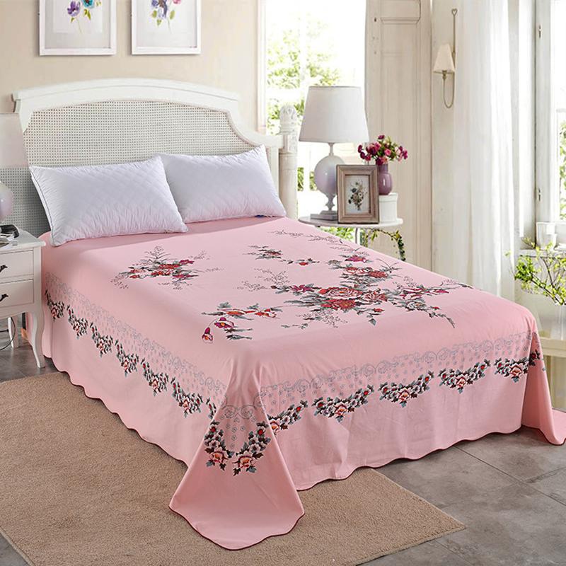 Cotton Twill Thick Bed Sheet Pure Cotton Silk Gloss Double Single Piece Sheet