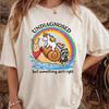 Undiagnosed But Something Ain't Right Shirt, Funny ADHD Shirt, Neurodivergent Mental Health Tee, Funny Raccoon Unicorn Snail Graphic Shirt.