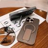 Luxus Magsafe Kickstand Stand Telefonhülle für iPhone 11 12 13 14 15 16 Pro Max Plus Magnetische matte stoßfeste Stoßstangenabdeckung