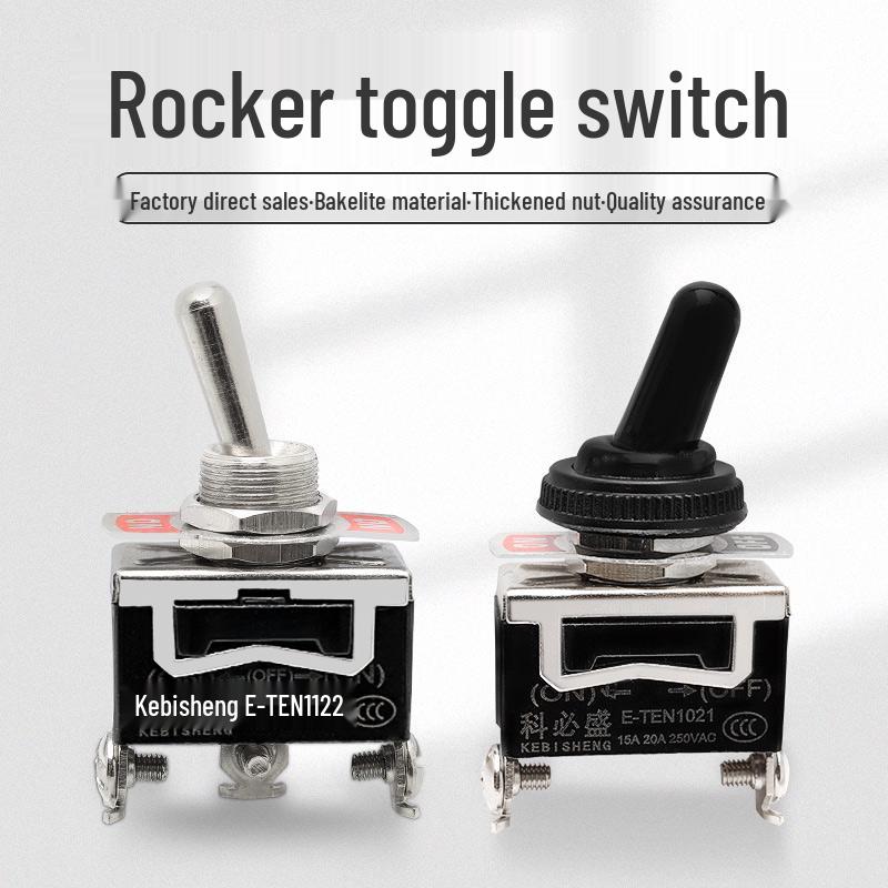 1021/123 Self-Reset Rocker Toggle Switch, Two or Three Positions