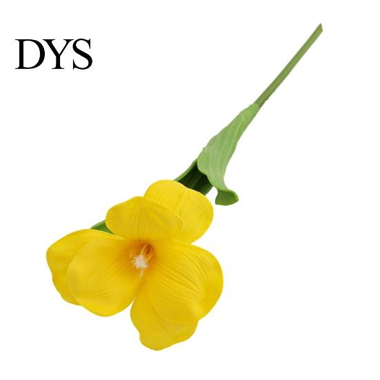 Maintenance-Free Artificial Flowers Opening Tulip with Stem, Realistic Fake Flower, Faux Bendable Stem Floral Arrangement Bloom for Wedding Party Home