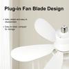 Mini Ceiling Fan with Light LED Professional Remote Control Smart Bulb Fan SMD High Brightness Electric Ceiling Fan for Office