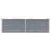 VidaXL Lit surélevé de jardin Acier galvanisé 160x40x45 cm Gris