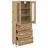 Highboard with Drawers Artisan Oak 69.5 X 34 X 180 Cm